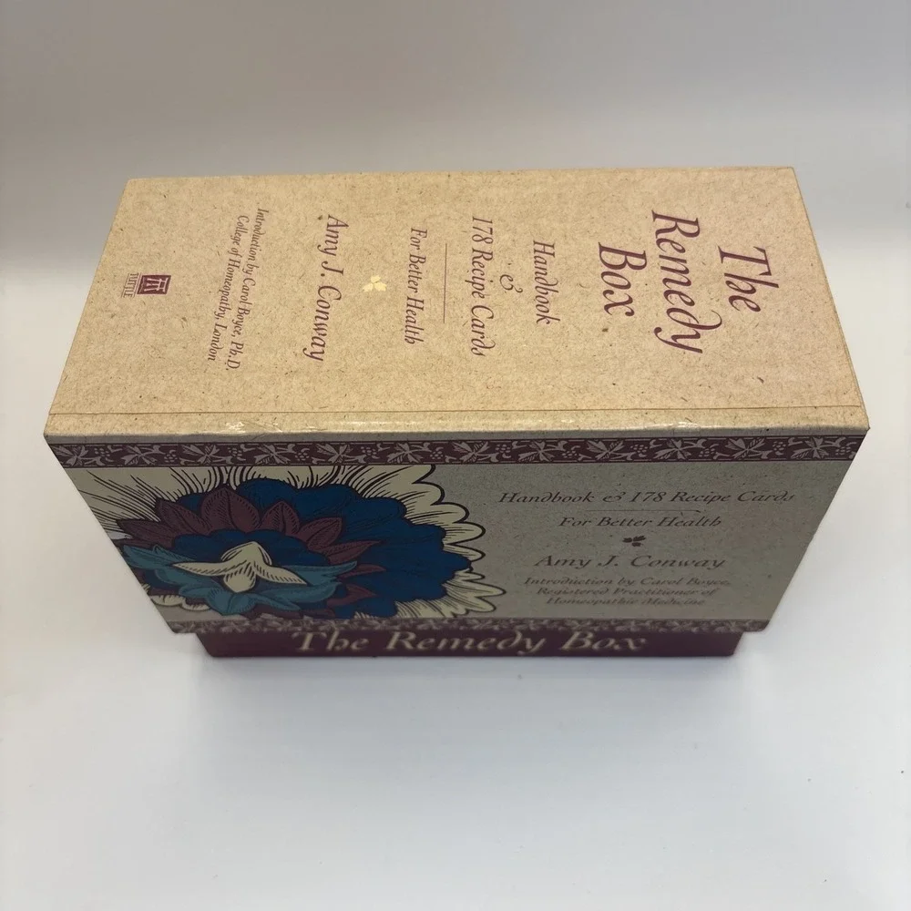 Vintage The Remedy Box Handbook 178 Recipe Cards Better Health Amy J Conway 1994